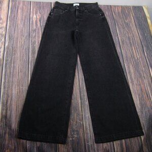 Pistola Women Black High Rise Wide Leg Jeans Size 26 P00016156BI ZEN00